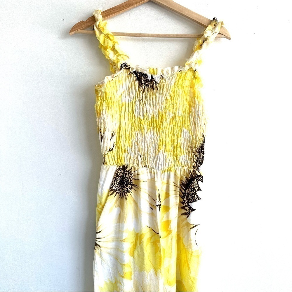 H&M Sunflower Floral Jumpsuit XS